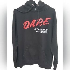 Black D.A.R.E. Keeping Kids Off Drugs Hoodie